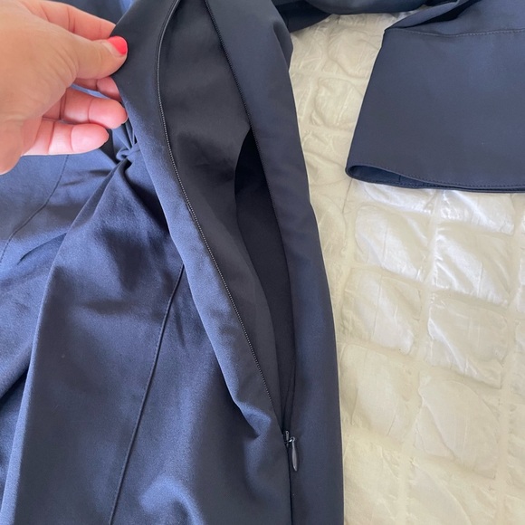 Cinq a Sept Blue McKenna Midi Long Sleeve Sheath Dress - Picture 13 of 16